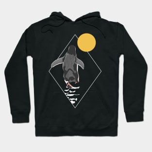 Penguin Sun King Emperor Sea Bird Penguin Lover Penguin Hoodie